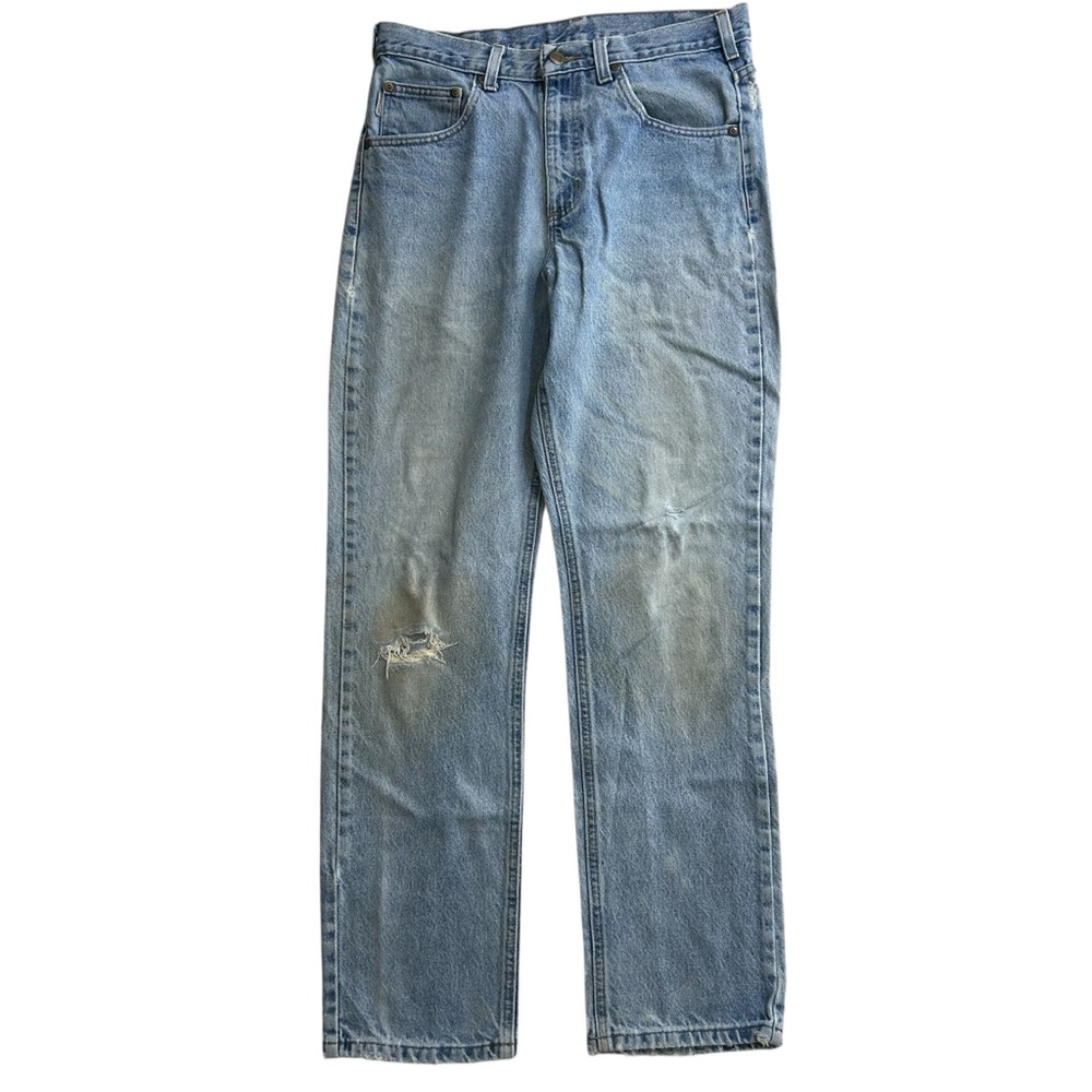 Carhartt Men’s Workwear Traditional Fit Stained Distressed Jeans Size 32x 32